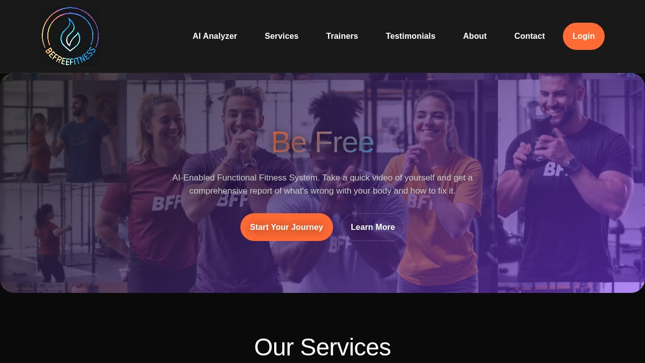 Be Free Fitness showcase